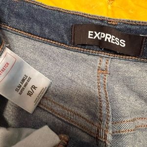 Super High rise Ankle length jeans size 10 Regular